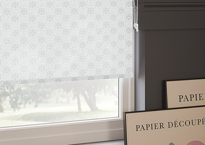 Batik Tile, Grey Skies - Twist&Fit Roller Blind - Image 5